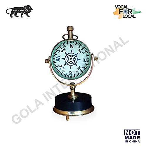 Gola International Smiths 8 Days Round Bottom Desk Clock Table Accessories Royal Look Antique Watch