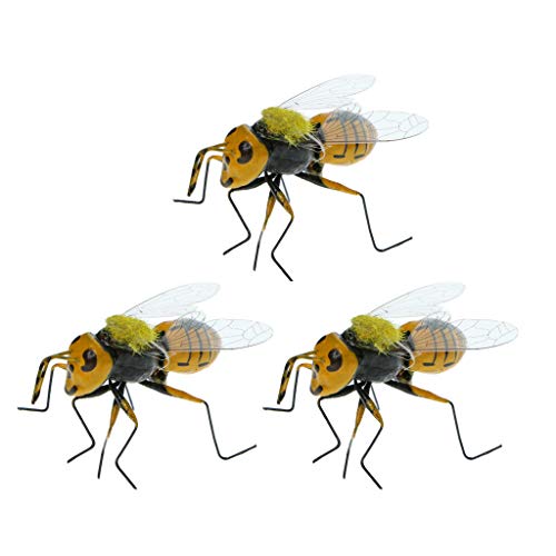 BIG BOOM® 3X Vivid Insect Bee Imitation Animal Fridge Magnet Outdoor Lawn Tree Decor