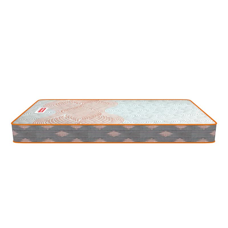 Coir FIT Health Spa with SrtX��Technology 8-inch Queen Size Latexo HR Foam Mattress (Off-White, 75x70x8)