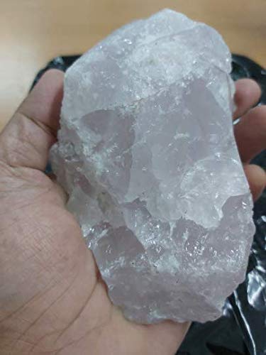 CrystalXpress Rose Quartz raw Stone, 795 GMS