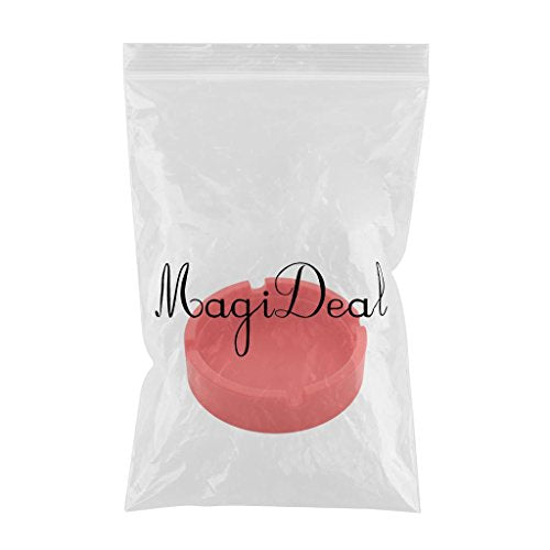 Round Silicone Ashtray Smoking Cigar Holder for Tabletop Office Red|Home & Garden | Kitchen, Dining & Bar | Kitchen Tools & Gadgets |1 Piece Silicone Ashtray