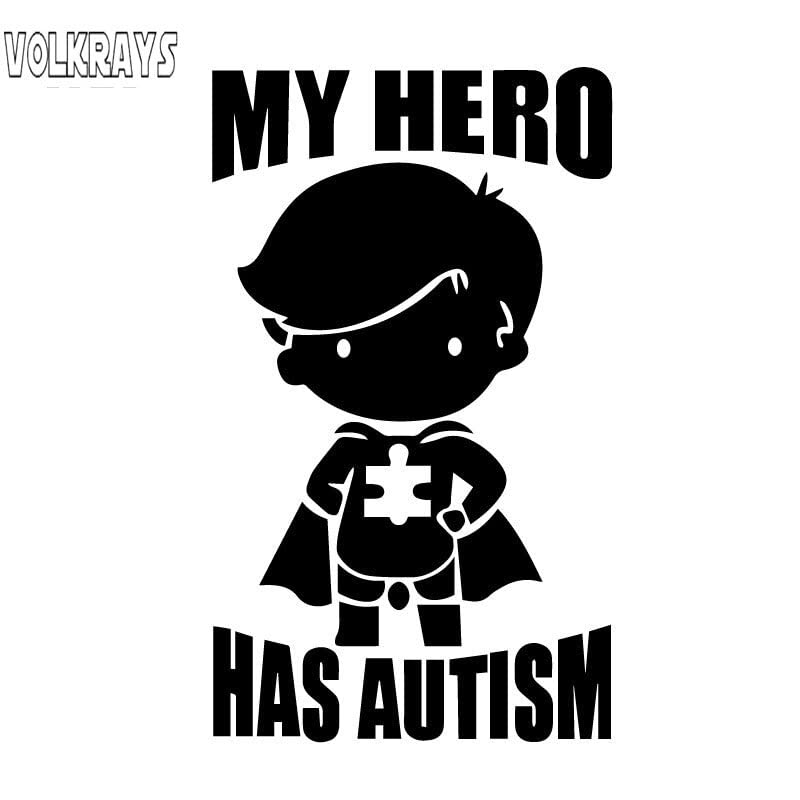 GADGETS WRAP Wall Decal Vinyl Sticker Wall Decoration - My Hero Has Autism