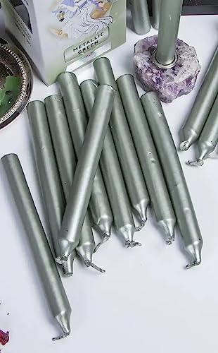 atorakushon Pack of 80 Silver Stick Candles Especially Healing Chakras Ritual Chime Candles Home Decor Diwali Decoration Birthday Festival Celebration