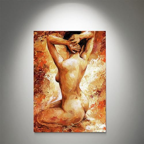 GADGETS WRAP Canvas Gallery Wrap Framed for Home Office Studio Living Room Decoration (11x17inch) - Female Body 06