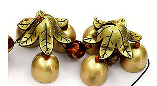 Shamsi Art Metal Wind Chimes for Home Balcony Garden Positive Energy, Home Decor Hanging Long Brass Bells Gifts for Loved Ones