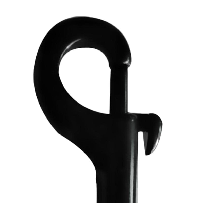 bnf® 2 Piece 316 Stainless Steel Double End Bolt Snap Hook Metal Clip 100mm Black | Water Sports | Scuba & Snorkeling | Other Scuba & Snorkeling