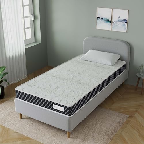 WESTIDO RehabRest Multiple Memory Foam | High Resilience (HR) Foam Knitted Fabric Single Size Orthopedic Mattress Ortho8inch72x48