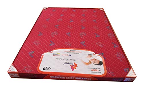 SS Soft Coir Comfort Mattress with Unique Design (Red, 72 * 36 * 5")