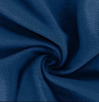 BREVARD 300 TC Solid/Plain Light Weight Polar Fleece Double Panipat Famous Warm or Hot AC Blanket (90X100 Inches, Blue)