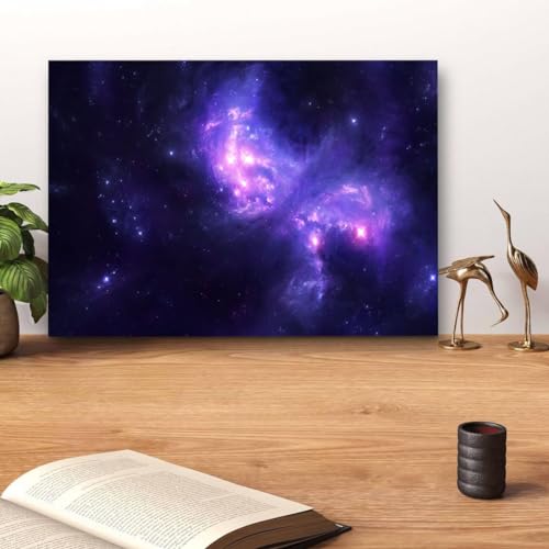 GADGETS WRAP Canvas Gallery Wrap Framed for Home Office Studio Living Room Decoration (14x11inch) - Scifi Sky