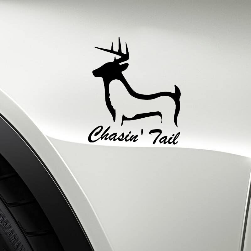 GADGETS WRAP Vinyl Wall Decal Sticker Sexy Deer Or Sexy Girl Black/Silver Silhoutte Excellent