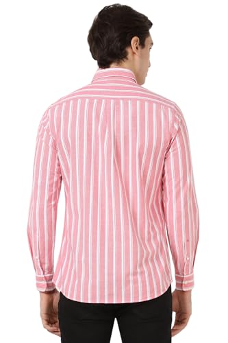 Van Heusen Men's Slim Fit Shirt (VSSFUSLFA12340_Pink