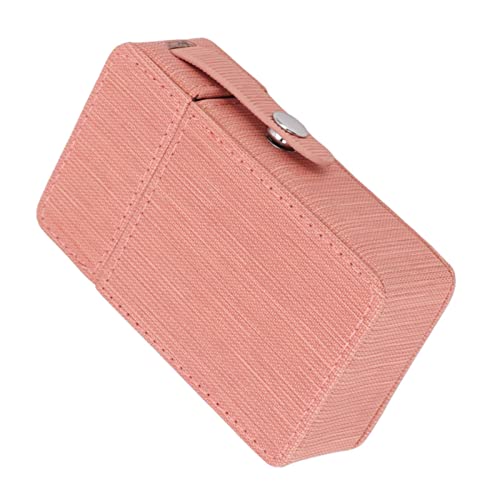 Cigarette Box Protective Cover, Practical to Provide Good Protection Portable Cigarette Box Holder PU for Travel (Pink)