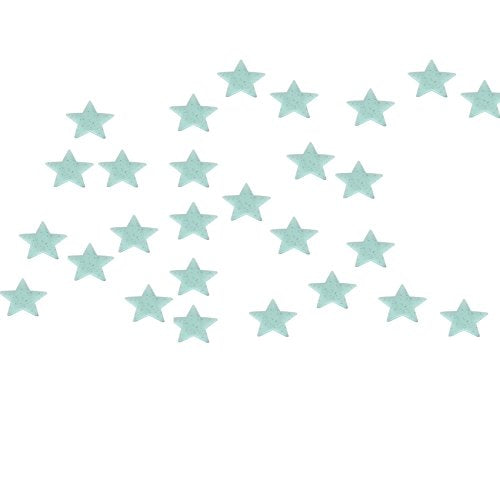 Stickonn Glow In The Dark Stars Wall Stickers (Pcs:50, Sparkle Green, 3cm x 3cm)