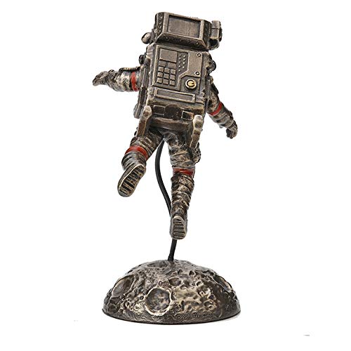 Veronese Design 6 1/8 Inch Zero G Astronaut Moon Landing Space Walk Cold Cast Resin Bronze Finish Statue Home Decor