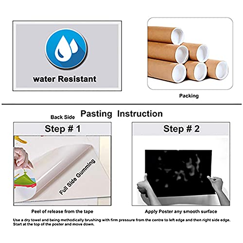 British Terminal® 3D Frames and Trees Fridge Sticker Skin Fully Waterproof Vinyl Sticker || (60 cm X 160 cm) btfrs2124