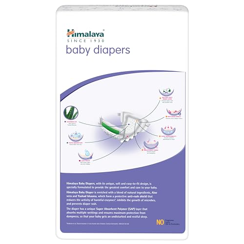 Himalaya Baby Diapers, Small (4-8 kg), 54 Count