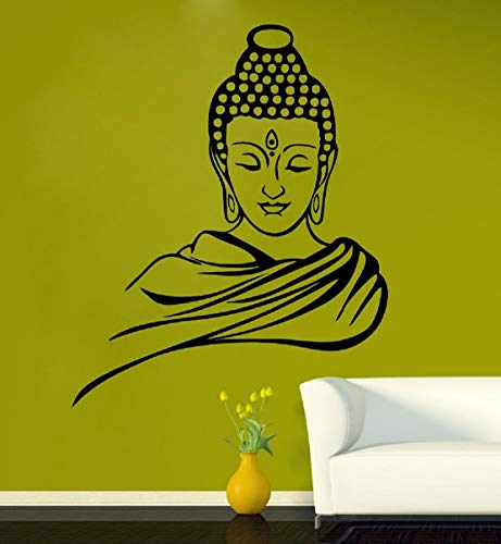 Buddha Self Adhesive VinylWaterproof Decorative Wall Stickers for Hall, Bedroom, Kitchen and Furniture