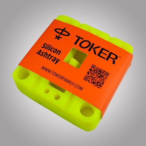 Premium Silicone Ashtray With Compartment Heat Resistant Eco-Friendly