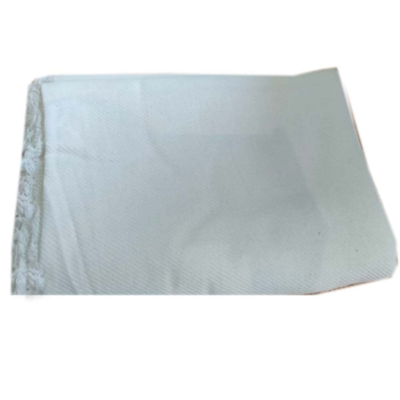 Sparsh Handloom Cotton 150 TC Blanket (Standard_White)