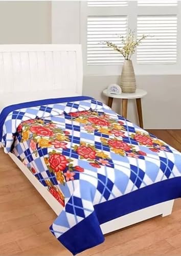 Radha Raman Enterprises Fleece Blanket Mild Winter Printed Single Bed Blanket -1122