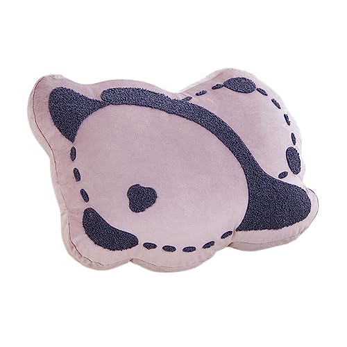 CALANDIS® Panda Plush Pillow Soft Gifts Cute Plush Toy for Adults Gaming Bedroom Purple | 1Pcs Panda Throw Pillow Case