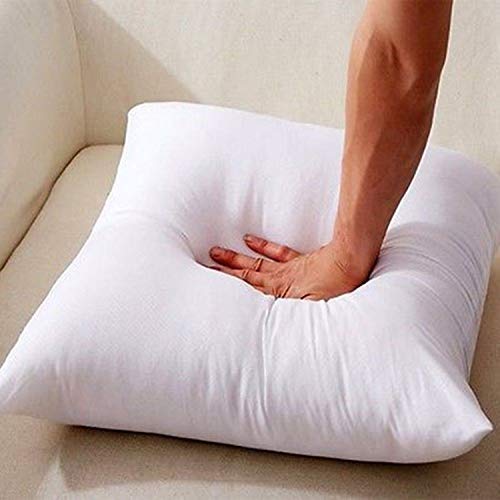 JDX Premium Micro Fibre Silknise Cushion Filler (40X40cms or 16x16 Inches, White) - Set of 5, B01B0GDBV2