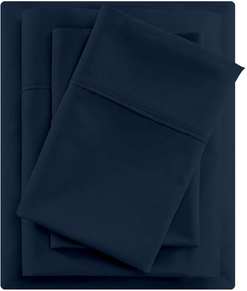 Hospital bedsheet with Pillow Cover | Bedsheets | Bed Sheet | chadar - Soft - 5 Flat Sheet with 5 Pillow Cover - Navy Blue Solid - Single Size bedsheet