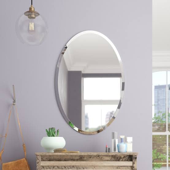 windowera Oval mirror 12" inch × 18" inch