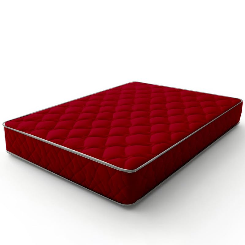 KING ROYAL DR. ORTHO BACK RELIEF MATTRESS Bodysleep Performance Mattresses for Back Support Luxury Mattresses (Red, 75x36x4 Inch)