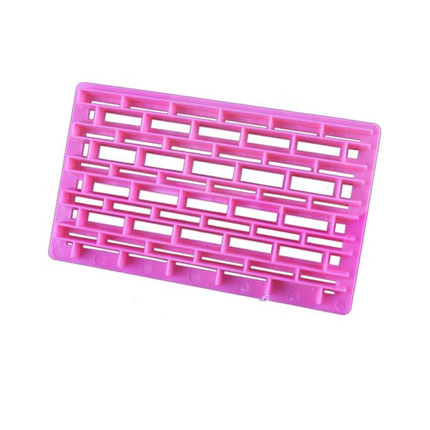 CAKE DECOR™ Plastic Brick Wall Shape Quilt Mold Embosser Fondant Quilt Mold for Cupcake and Cake Decoration (SBB-9930-22)