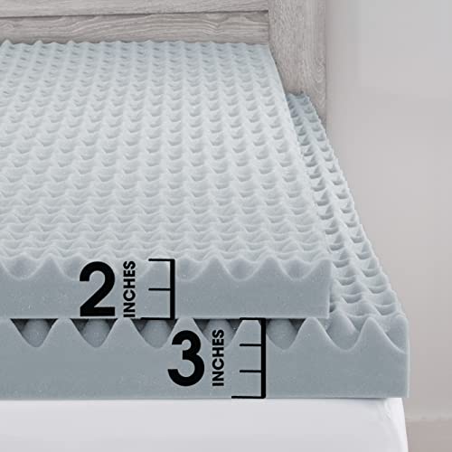 Dream Serenity Peak Comfort 2 inch Memory Foam Mattress Topper TW