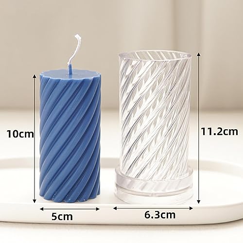 SAZ DEKOR Pillar Candle Model Ornament Table Decor DIY Candle Cylindrical Candle Model 5cmx10cm