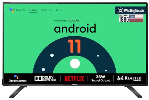 Westinghouse 80 cm (32 inches) W2 Series HD Ready Certified Android LED TV WH32HX41 (Black)