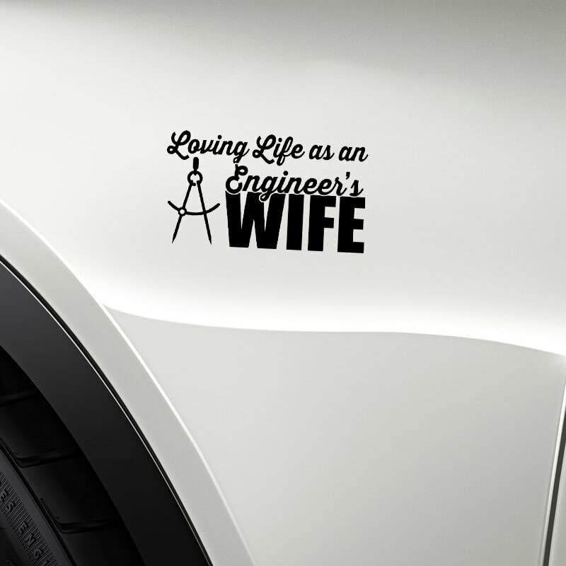 GADGETS WRAP Vinyl Wall Decal Sticker Loving Life As an Engineer's Wife