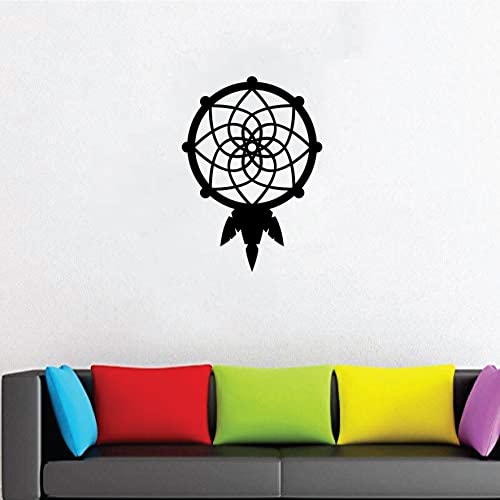 VVWV Dream Catcher Wall Stickers for Living Kids Girls Boys Bedroom Home & Kitchen Hall Wall Vinyl Decor L x H 50 x 70 Cms