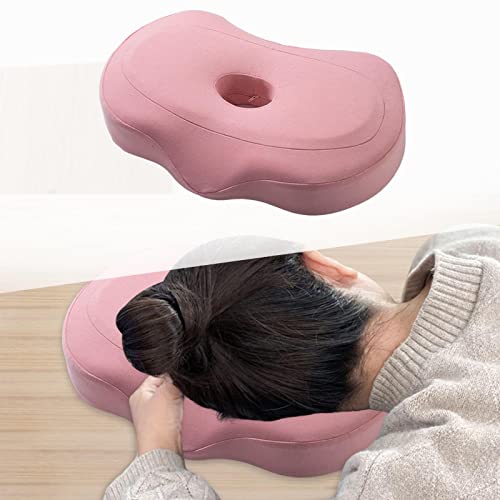 CLUB BOLLYWOOD® Ear Piercing Pillow Small Pillow with Ear Hole for Pressure Relieve Side Sleepers Pink | Bedding | Bed Pillows|Home & Garden |Bed Pillows