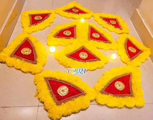 SP SELLPLUS Decorative Design Candle T-Light |Diwali | Marriage | Party | and All Festival Decor | Home | Wall | Main Door | Office | Etc Decoration Item Pack of 2 (Pink)