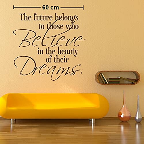 Asmi Collections PVC Wall Stickers Motivational Quotes