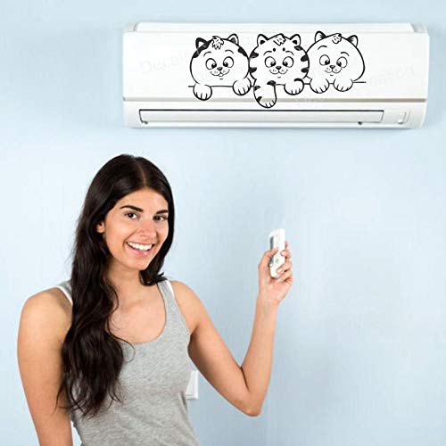 Decals Creation™ AC Sticker Wall Sticker Split Ac Stickers Air Conditioner Sticker Standard Size