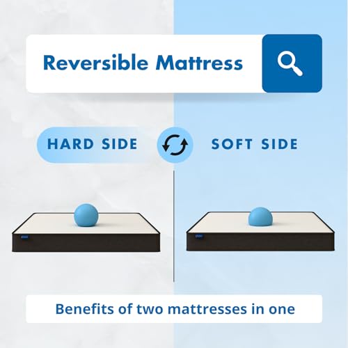 Comforto Orthopedic PU Foam Mattress | Reversible Mattress | Single Size | 72x36x4 Inches