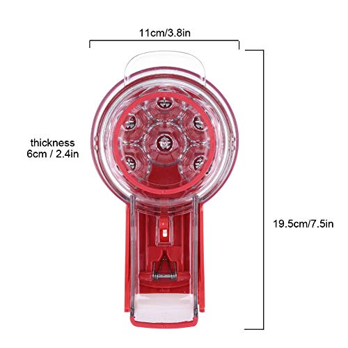 Cherry Extractor, Convenient Transparent Handheld Cherry Pitter 6 Slots Portable for Grape for Cherry