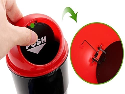 PRESTIGEUM Car Dustbin/Mini Car Trash Bin/Car Ashtray