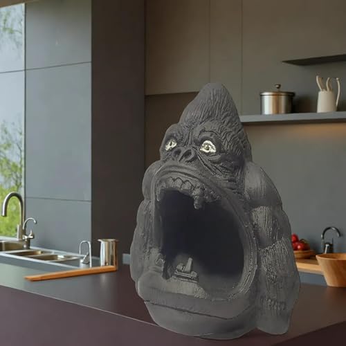 Alice Enterprises, Gorilla Shaped Ceramic Ashtray for Smoking, 18cm