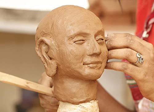 Chirag Enterprise Ready to Use Natural Eco Friendly Filtered Terracotta Clay Molding Clay Sadhu Clay (1 KG)