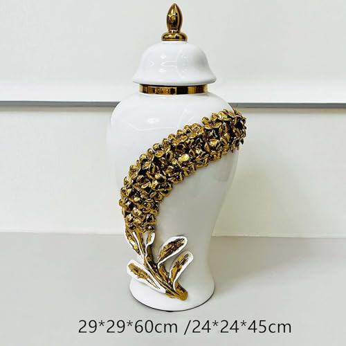 CLUB BOLLYWOOD® Ceramic Ginger Jar Vase Art Accs for Office Dried Flower Arrangement Kitchen Large|Home & Garden | Home D?©cor | Vases| Vases| Vases|1 Ginger Jar Vase