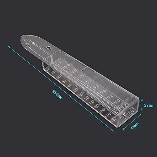 MERISHOPP® Rain Gauge with Double Scale Outdoor Home Rain Water Meter Durable