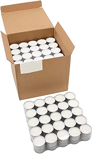 Crazy Sutra® Tealight Candles Pure Wax, Unscented, Long Burning Tealight, 1.5 to 2.5 Hours Burn time, White Unscented Tea Light Candles (Pack of 200)