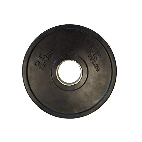 SANR Olympic weight plates,Rubber Coated Bumper Plates,(51 MM Hole, 2.5 Kg x 1 Pcs = Total Weight 2.5Kg)