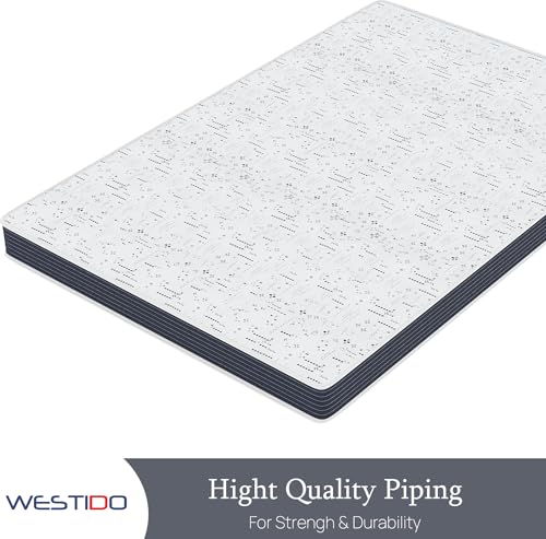 WESTIDO RehabRest Multiple Memory Foam | High Resilience (HR) Foam Knitted Fabric Single Size Orthopedic Mattress Ortho5inch42x75